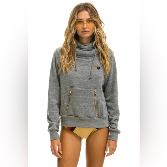 Aviator Nation Ninja Hoodie. Size XL.  NWT.  Charcoal grey. - Picture 1 of 5